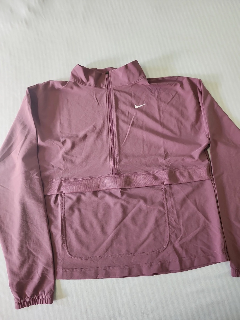 Nike Women's Dusty Mauve Half-Zip Utility Jacket